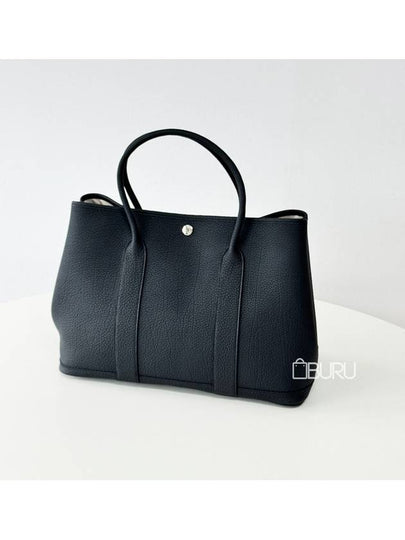 Garden Party 36 Negonda Palladium Tote Bag Noir - HERMES - BALAAN 2