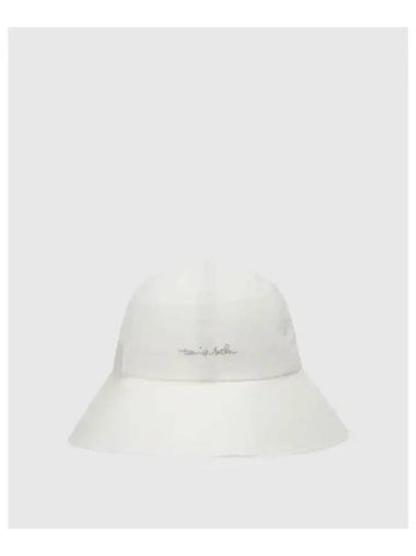 TRAVISMATHEW Unisex Nylon Bucket Hat Ivory - TRAVIS SCOTT - BALAAN 1