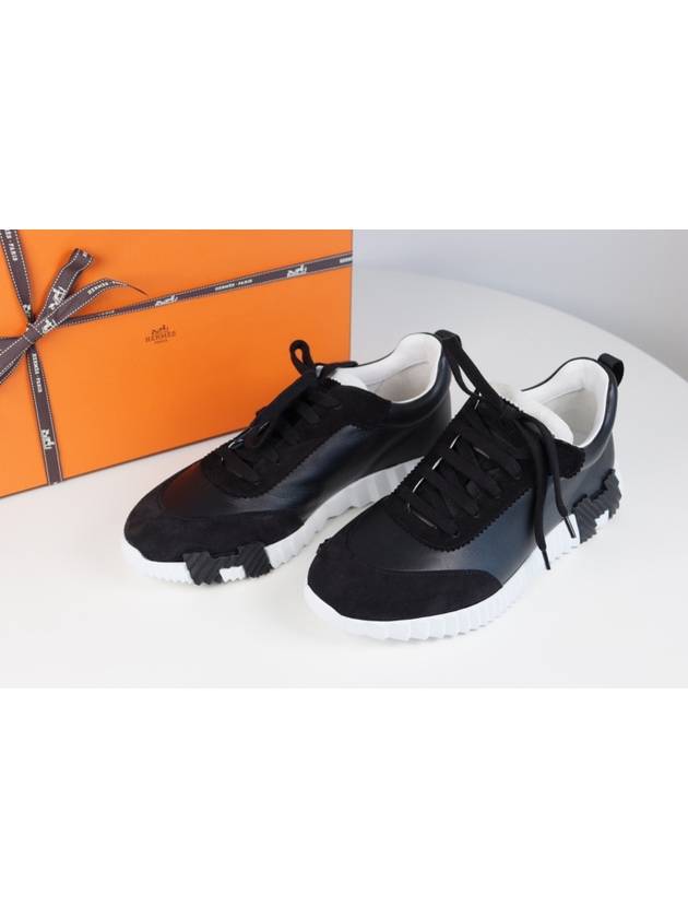 Bouncing Low Top Sneakers Noir - HERMES - BALAAN 4