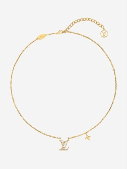 LV Iconic Crystal Necklace Gold - LOUIS VUITTON - BALAAN 2