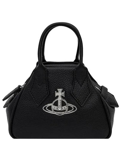 Yasmine Small Tote Bag Black - VIVIENNE WESTWOOD - BALAAN 2