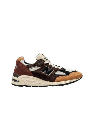 990v2 Made in USA Brown Beige - NEW BALANCE - BALAAN 1