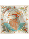 Flagship Silk 90 Scarf Creme - HERMES - BALAAN 2