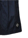 Stone Island Compass Logo Patch Metallic Nylon Swim Shorts Swimsuit Navy - STONE ISLAND - BALAAN 2