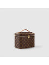 Nice BB Monogram Canvas Pouch Bag Brown - LOUIS VUITTON - BALAAN 4