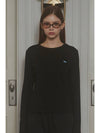 4TW embroidery t shirt black - FOR THE WEATHER - BALAAN 1