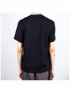 Tone On Tone Heart Logo Organic Cotton Short Sleeve T-Shirt Black - AMI - BALAAN 5