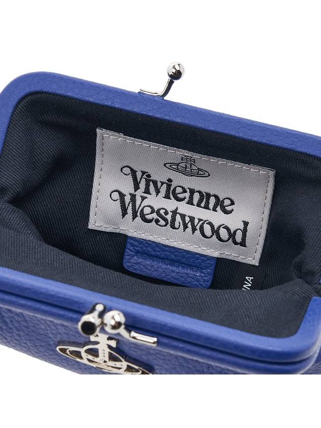 Women's Jordan Double Frame Coin Wallet Navy - VIVIENNE WESTWOOD - BALAAN 10