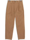 Cotton Straight Pants Brown - A.P.C. - BALAAN 5