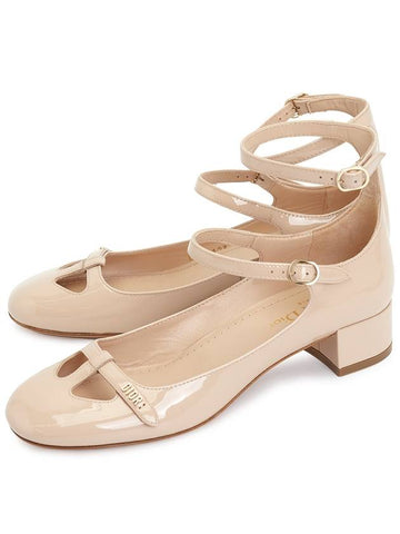 Aime Patent Calfskin Pumps Nude - DIOR - BALAAN 1