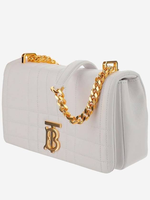 Lola Small Shoulder Bag Optic White - BURBERRY - BALAAN 3