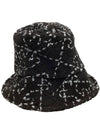 Season CC logo cloche bucket hat fur black aa7847 - CHANEL - BALAAN 3