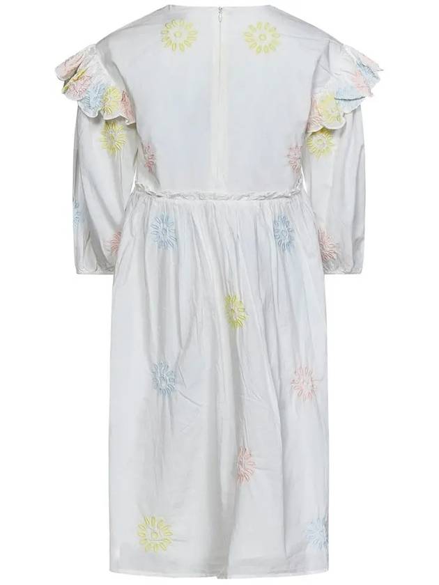 Kids Women Flower Long Dress TS1B40 Z1142 101EM - STELLA MCCARTNEY - BALAAN 3