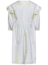 Kids Flower Embroidery Long Dress TS1B40 Z1142 101EM - STELLA MCCARTNEY - BALAAN 3