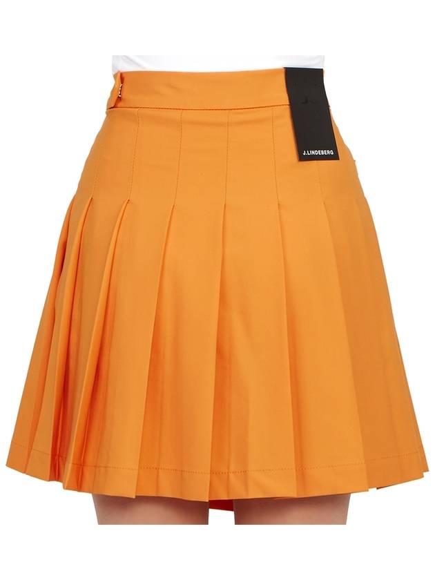 Women's Adina Golf Skirt Orange - J.LINDEBERG - BALAAN 8