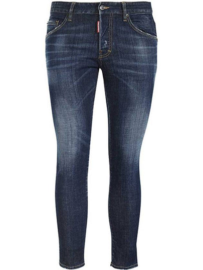 Men's Dark Wash Skater Skinny Jeans Blue - DSQUARED2 - BALAAN 2