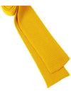 ribbed wool muffler yellow SCARF YELLOW - ANDERSEN-ANDERSEN - BALAAN 3