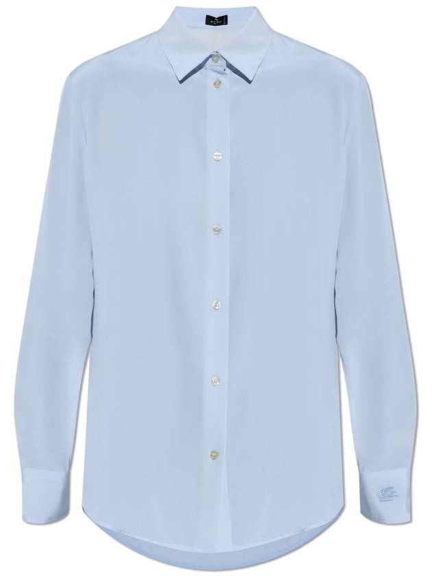 Etro Silk Shirt, Women's, Light Blue - ETRO - BALAAN 1