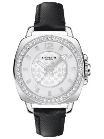 Coach Boyfriend Quartz Crystal Silver Dial Ladies Watch 14503152 - COACH - BALAAN 1