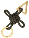 Triangle Nappa Key Holder Brown - BOTTEGA VENETA - BALAAN 3