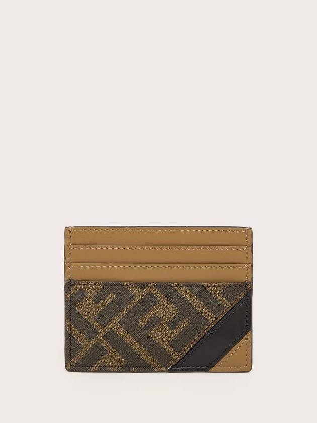 FF Logo Card Wallet Brown - FENDI - BALAAN 2