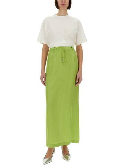 Alysi Long Silk Skirt - ALYSI - BALAAN 2