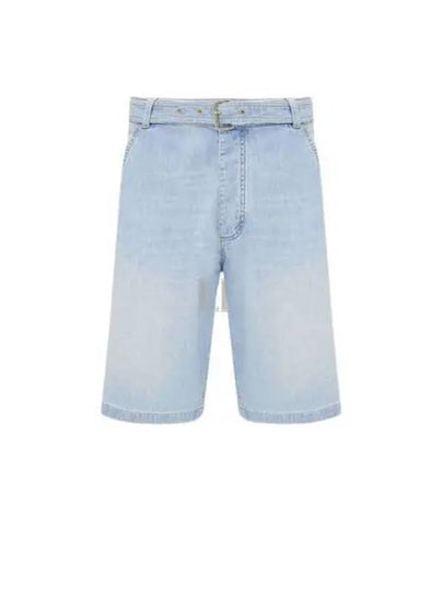 Denim Shorts Light Bleach - BOTTEGA VENETA - BALAAN 2