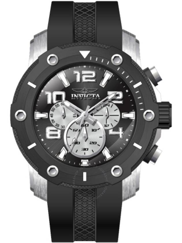 Invicta Pro Diver Chronograph GMT Quartz Black Dial Men's Watch 45739 - INVICTA - BALAAN 1