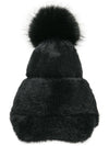 Doyou Know MC Women s Angora Knit Earring Black Cap DO6242AC30 - DOYOUKNOWMC GOLF WEAR - BALAAN 2