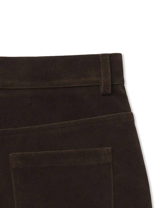 Suede Short Deep Brown - NOIRER FOR WOMEN - BALAAN 7