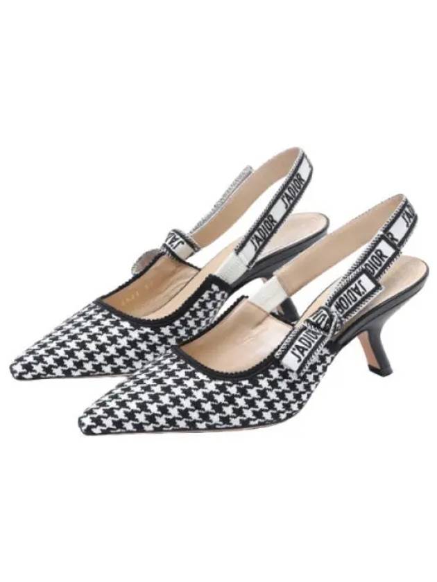 Houndstooth slingback pumps women s shoes - DIOR - BALAAN 1