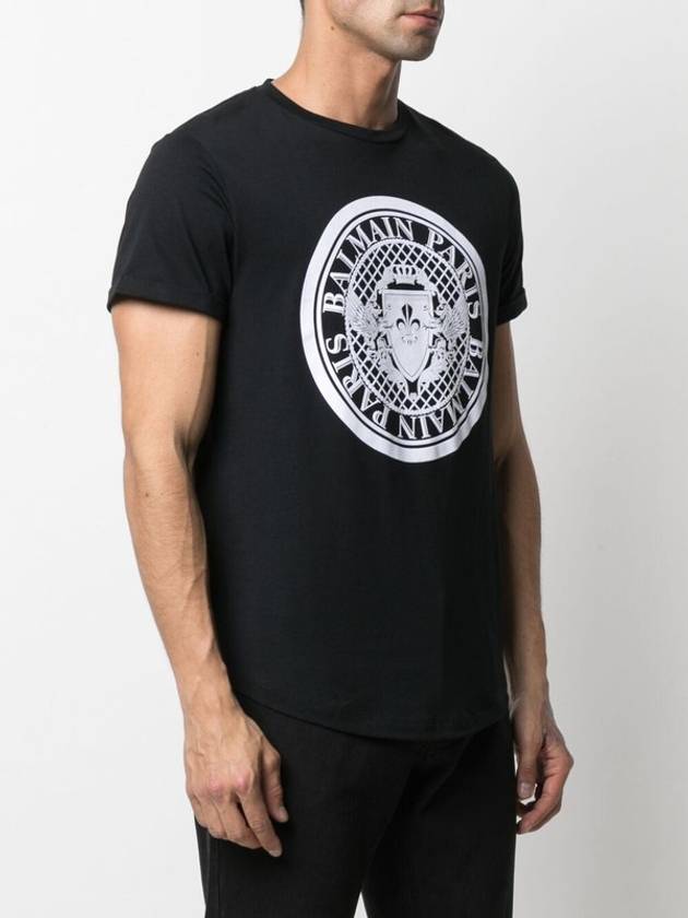 Medallion Short Sleeve TShirt VH1EF010 B030 - BALMAIN - BALAAN 3