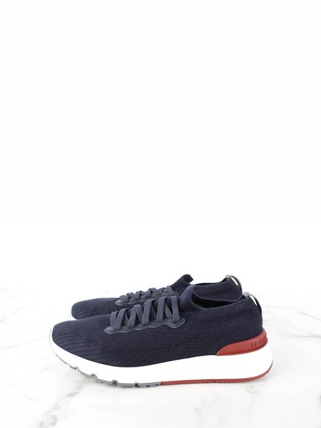 Knit sneakers navy 43 280 - BRUNELLO CUCINELLI - BALAAN 5