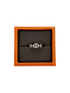 Small Chaine D'Ancre Enchainee Ring Silver - HERMES - BALAAN 2