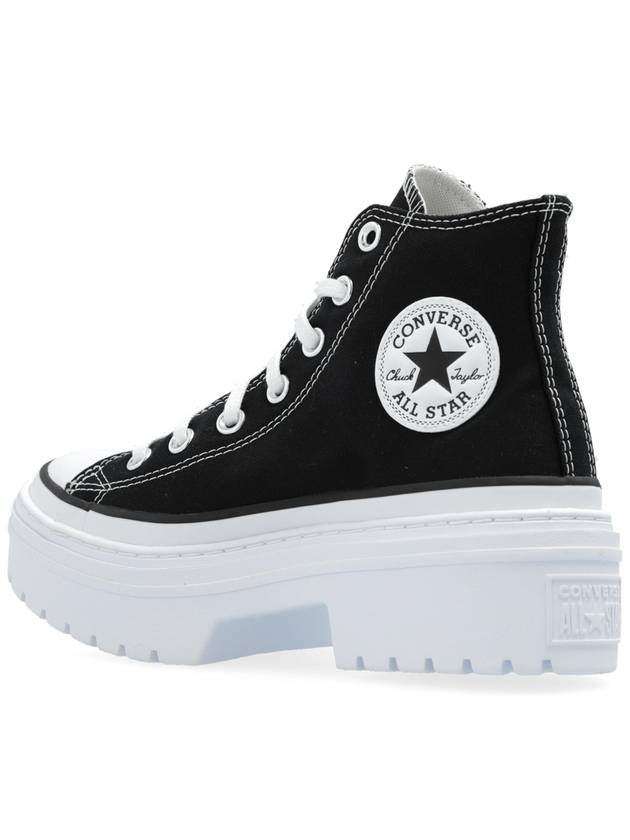 Taylor All Star Lugged Heel High Top Sneakers Black - CONVERSE - BALAAN 6