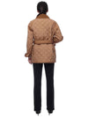 Diamond Quilted Nylon Jacket Beige - BURBERRY - BALAAN 6