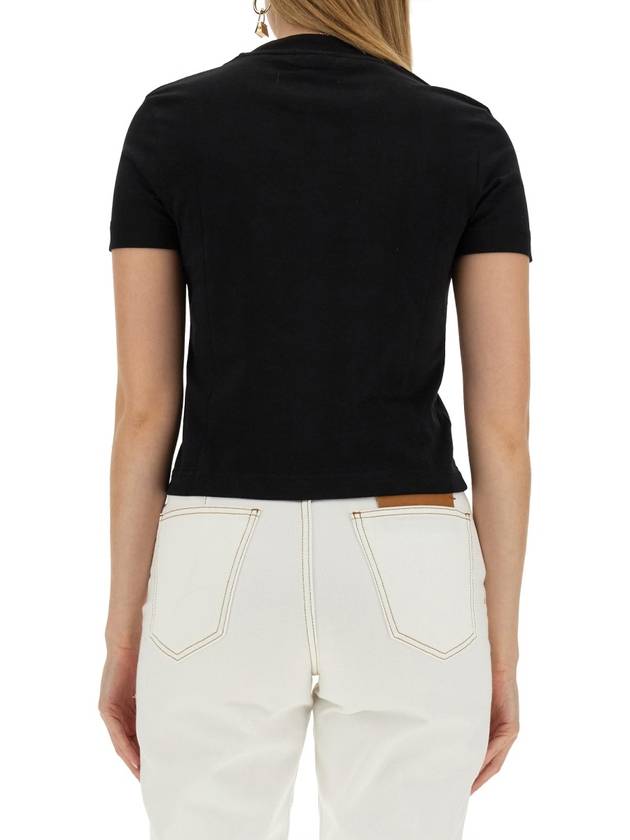 Le Gros Grain Short Sleeve T-Shirt Black - JACQUEMUS - BALAAN 4