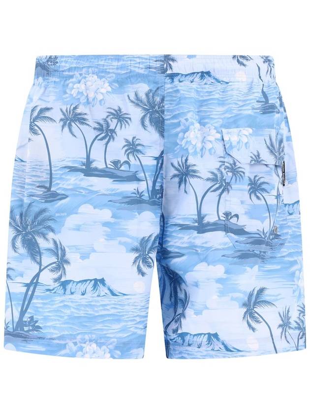 Sunset Graphic Print Swim Shorts PMFD002S24FAB0034949 - PALM ANGELS - BALAAN 3