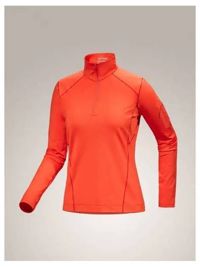 Rho Half-Zip Neck Long Sleeve T-Shirt Solaris - ARC'TERYX - BALAAN 2