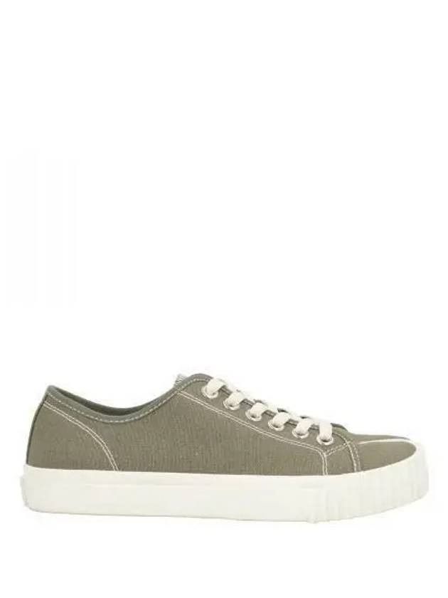 Tabi Canvas Low Top Sneakers Dark Brown - MAISON MARGIELA - BALAAN 1