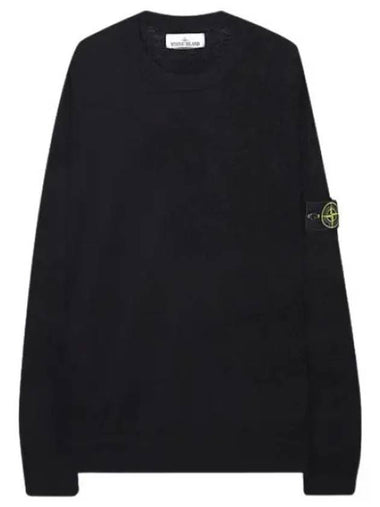 badge crew neck knit - STONE ISLAND - BALAAN 1