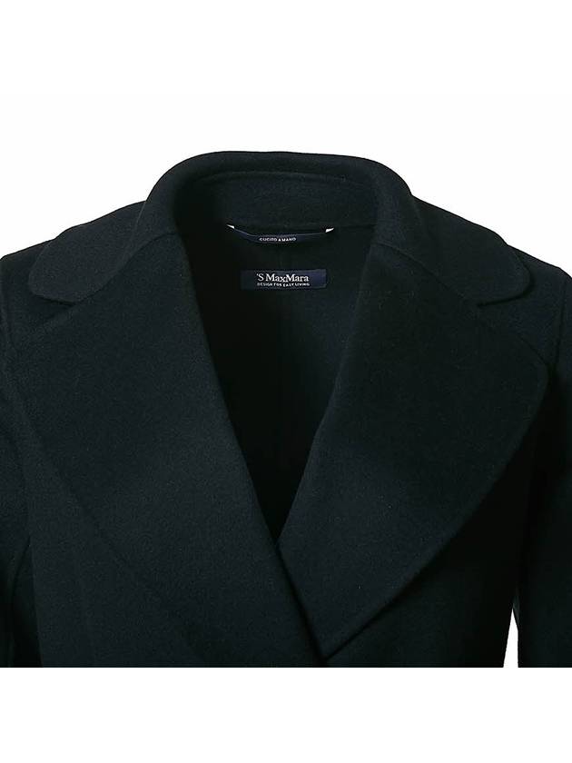 S POLDO wool coat black - MAX MARA - BALAAN.