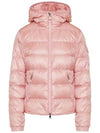 GLES Hooded Padded Jacket Pink 1A000 64 595ZZ 500 - MONCLER - BALAAN 2