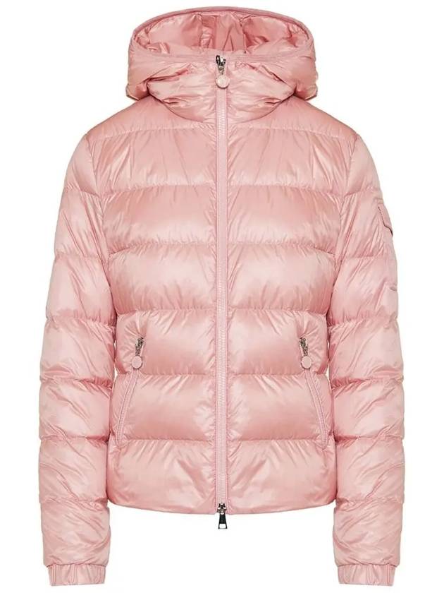 GLES Hooded Padded Jacket Pink 1A000 64 595ZZ 500 - MONCLER - BALAAN 2