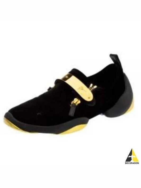 Giuseppe Zanotti One Size LT2 Light Jump Sneakers Black Gold RU80016 001 - GIUSEPPE ZANOTTI - BALAAN 1