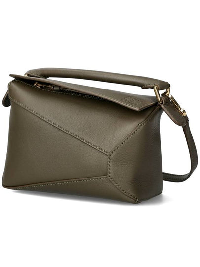 Mini Puzzle Classic Calfskin Tote Bag Dark Khaki - LOEWE - BALAAN 2