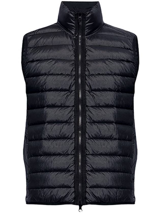 Loom Woven Chambers Recycled Nylon Down TC Vest Black - STONE ISLAND - BALAAN 2