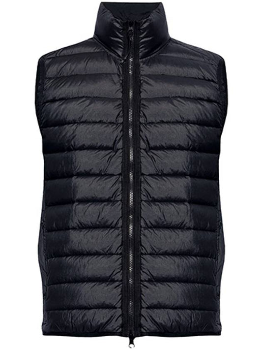 8115G0724 A0029 Wappen Patch Loom Woven Nylon Down Padding Vest Black Men s Jacket TFS - STONE ISLAND - BALAAN 1