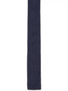 Men's Knit Silk Tie Navy - SALVATORE FERRAGAMO - BALAAN 2