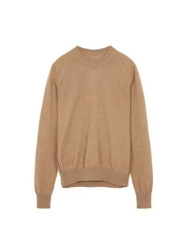 Women s Signature Stitch Piping Detail Cashmere Knit Beige SI0HA000 - MAISON MARGIELA - BALAAN 1